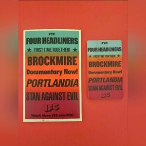 PORTLANDIA 🐦 DOCUMENTARY NOW! STAN EVIL IFC 2016 FYC USB DRIVE + WOODEN CARD